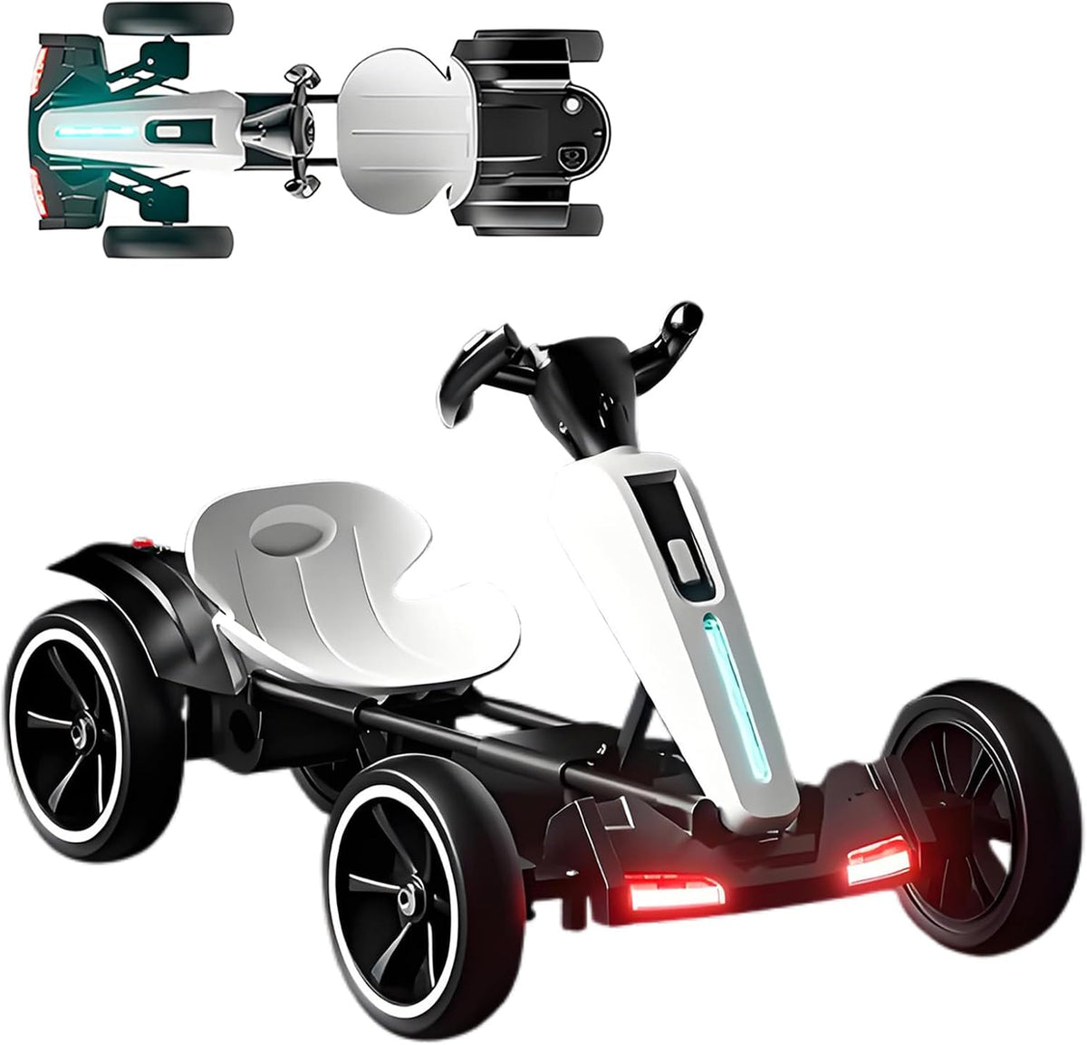 My Kart® - Go-Kart Électrique Pliable 6V pour Enfants