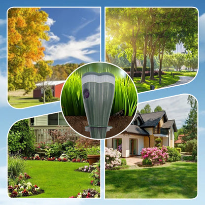 MoleAway® - Répulsif à vis solaire et imperméable contre les taupes