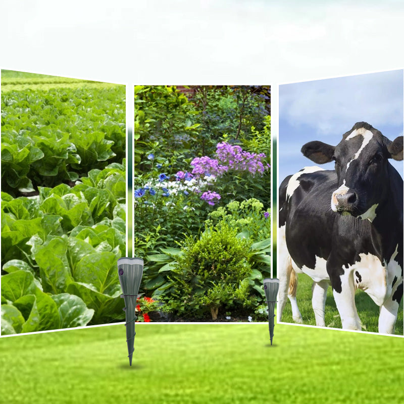 MoleAway® - Répulsif à vis solaire et imperméable contre les taupes
